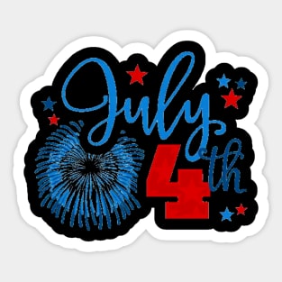 July 4th Sticker